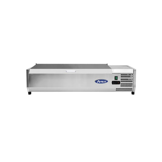Atosa VRX1400330S Commercial Refrigerated Countertop Topping Unit Solid Lid 6 x 14GN