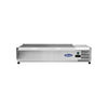 Atosa VRX1500330S Commercial Refrigerated Countertop Topping Unit Solid Lid 7 x 14GN