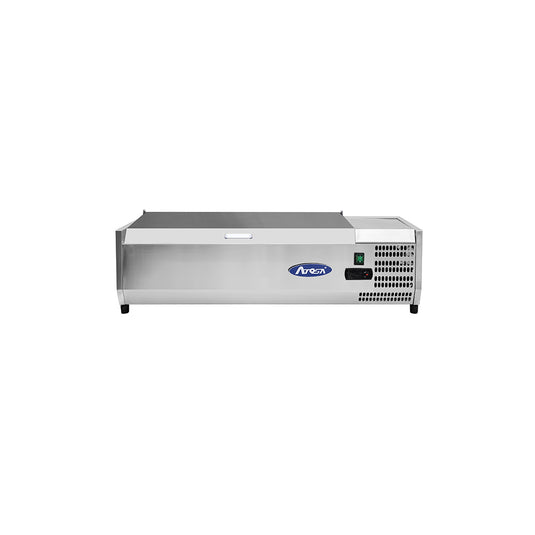 Atosa VRX1200330S Commercial Refrigerated Countertop Topping Unit Solid Lid 5 x 14GN