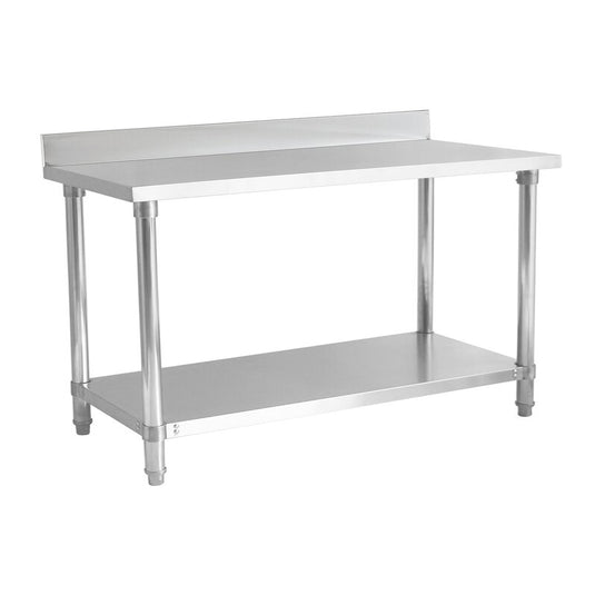 Kamil Catering Stainless Steel Heavy Duty Work Table with Backsplash 1800 X 600 mm