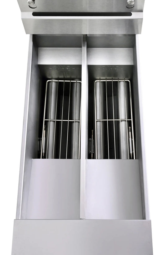 Pitco SG14 Twin Tank Gas Fryer CE-SG14TS Solstice