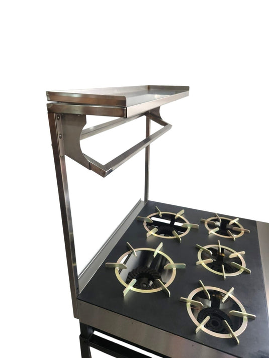 Commercial Heavy Flame 5 burners Indian Cooker Width 90 Cm & 41kw