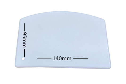 Bowl Scraper 140 x 95mm Flexible EVA | Commercial Bakery Tool