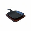 Grill Pan 14cm with Wooden Base | Cast Iron Cookware