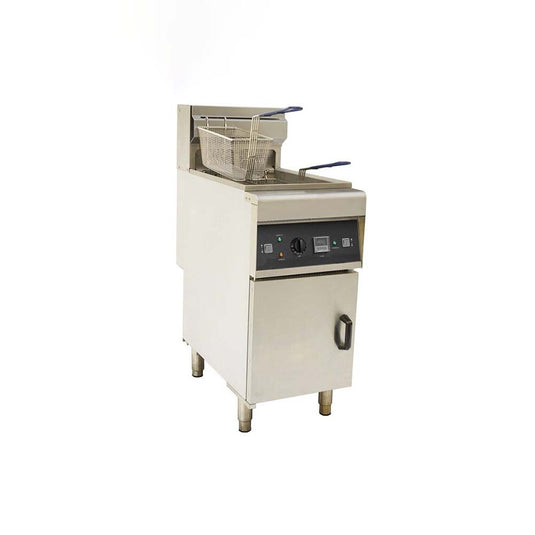 Chips Fryer Free Standing Single Tank Electric Fryer 28-LTR 9 kw