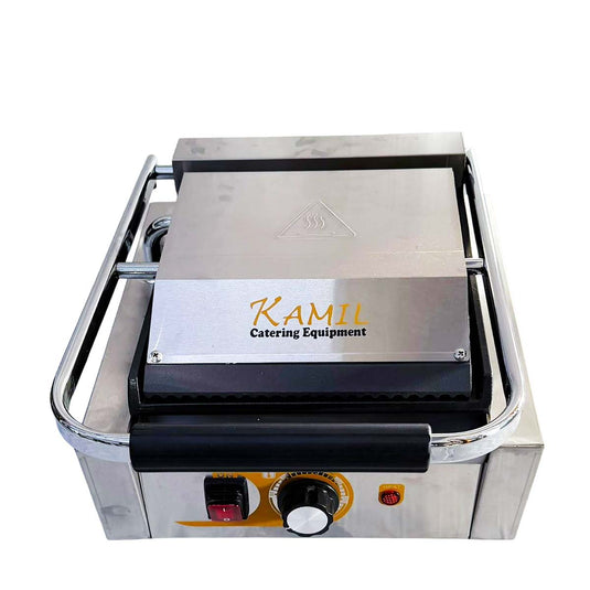 Kamil Electric Contact Grill Ribbed Top & Smooth Bottom (240V)