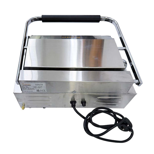 KAMIL Commercial Cast Iron Double Ribbed Medium Contact Grill