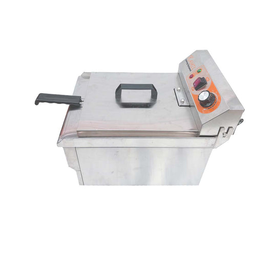 KAMIL Counter Top Electric Chips Fryer Single Tank 13 Litre with Tap