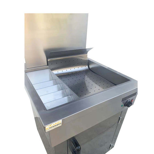 Commercial Free Standing Heavy Duty Fat Chip Scuttle 64-Cm Width