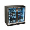 Atosa BDS210 Commercial Double Door Undercounter Bar Bottle Cooler 210 Litre
