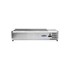 Atosa VRX1600330S Commercial Refrigerated Countertop Topping Unit Solid Lid 8 x 1/4GN