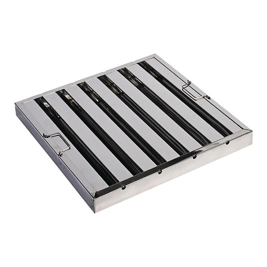 Baffle Grease Filter 495 x 495mm - front view