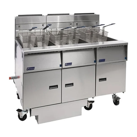 Pitco SG14S Solstice Gas Fryer CE-SG14RS/FD-FFF Fast Recovery