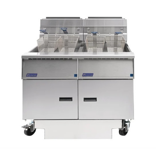 Pitco Gas Fryer Suite 2-Tank CE-SGH50/FD-FF High Volume