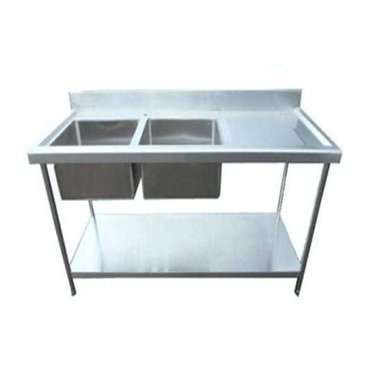 Commercial Stainless Steel Right Drainer Sink – 180cm/71″