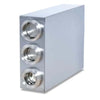 Kamil Stainless Steel Commercial Cup Dispenser 200×700×460mm Three Slots