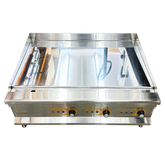 Professional Electric Griddle 90Cm with 15mm Chrome Plate