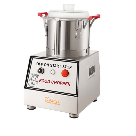 KamilCatering Commercial Electric Vegetable & Food Processor/Cutter/Mixer Stainless Steel Bowl 15 LTR