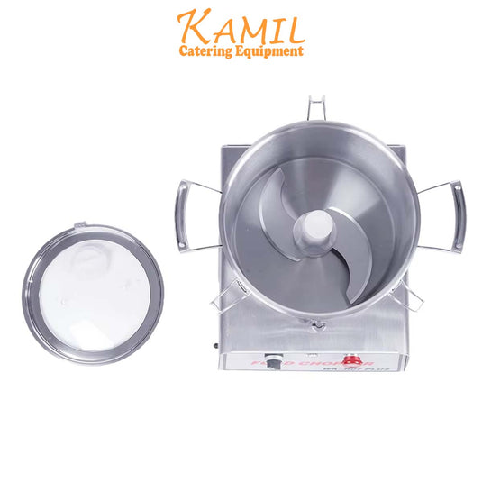 KamilCatering Commercial Electric Vegetable & Food Processor/Cutter/Mixer Stainless Steel Bowl 7 LTR
