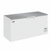 Tefcold Commercial Solid Lid Chest Freezer 556L | Eco Design Stainless Steel Chest Freezer