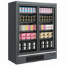 Tefcold Commercial 2 Door Glass Door Display Freezer 1646L