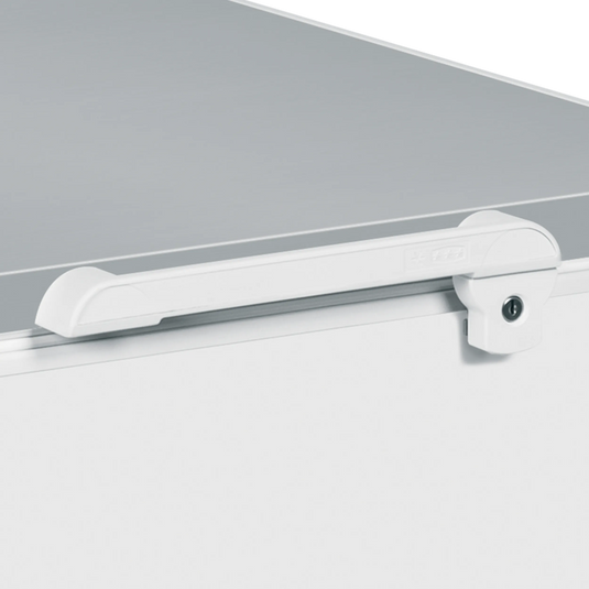 Tefcold Commercial Solid Lid Chest Freezer 200L | Eco Design Stainless Steel Chest Freezer