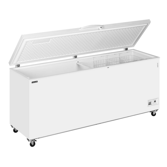 Tefcold Commercial Chest Freezer 660L | Solid Lid Ice Cream Freezer