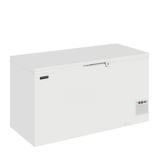 Tefcold Commercial Low Temperature Chest Freezer 416L | -45°C Solid Lid Freezer