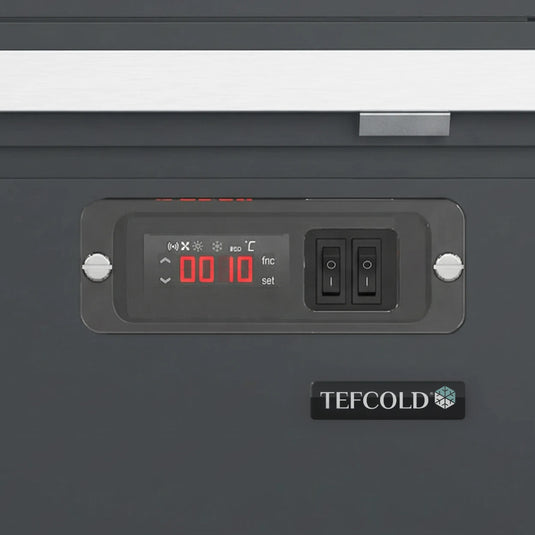 Tefcold Commercial 2 Door Low Height Glass Door Multideck Fridge 1195L