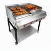 Counter Top Gas Heavy Duty Lava Rock Char Grill 91 x 81cm | Commercial Chargrill