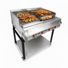 Counter Top Gas Heavy Duty Lava Rock Char Grill 91 x 71cm | Commercial Chargrill