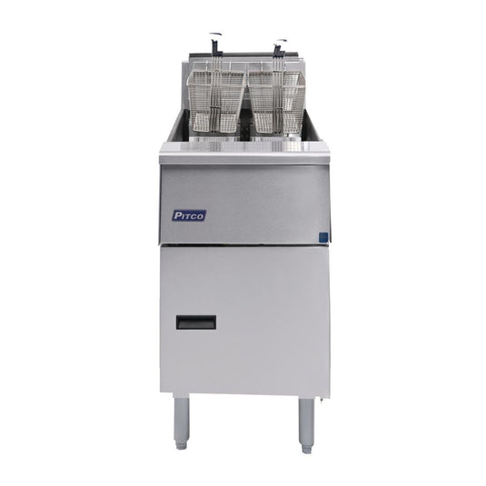 Pitco Solstice Electric Twin Tank Fryer SE14TS-SSTC