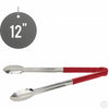 Catering Utility Tongs 12" Red