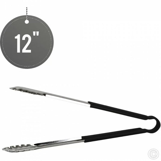 Catering Utility Tongs 12" Black
