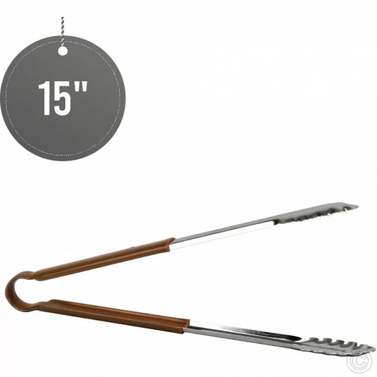 Catering Utility Tongs 15" Brown