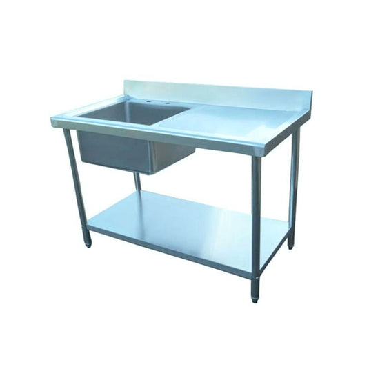 Commercial Stainless Steel Right Drainer Sink – 120cm/48″