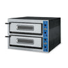 Italian Double Deck Stone Base Electric Pizza Oven – 4+4 x 14" Pizza Capacity