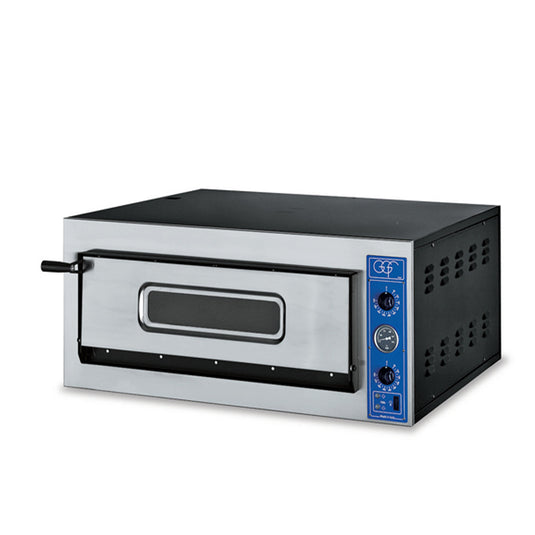 Italian Single Deck Stone Base Electric Pizza Oven – 6 x 14" Pizza Capacity