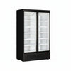 Tefcold Commercial 2 Door Double Glazed Glass Door Merchandiser 809L | Supermarket Display Fridge