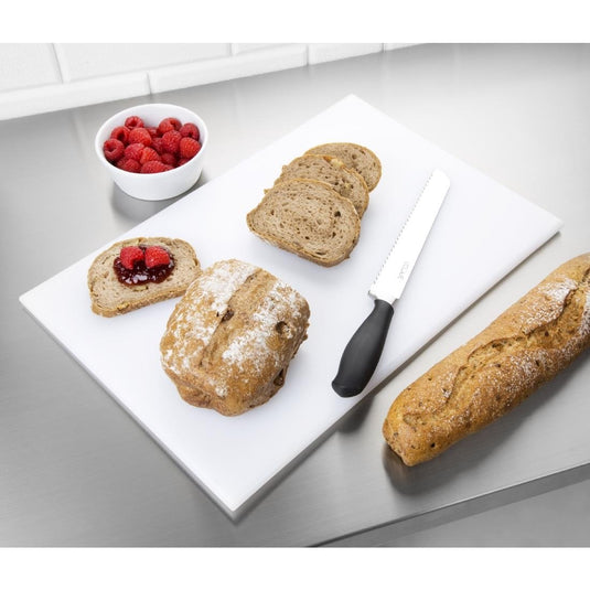 Hygiplas Anti Microbial High Density White Chopping Board — Image 2