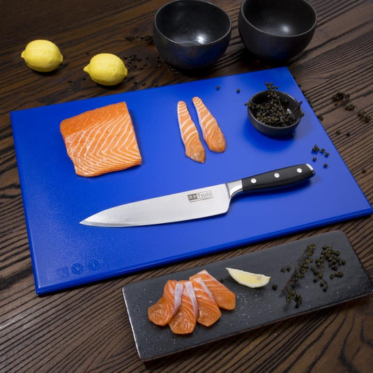 Hygiplas Anti Microbial High Density Blue Chopping Board — Image 4