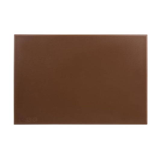 Hygiplas Anti Microbial High Density Brown Chopping Board — Image 2