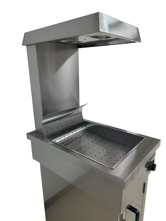 Commercial Slimline Freestanding Chip Scuttle 46 Cm Width