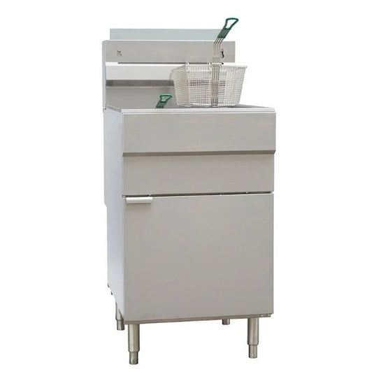 Chips Fryer Free Standing Single Tank 5 Burners Gas Fryer 44 kW