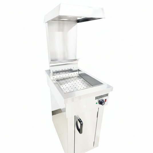 Commercial Slimline Freestanding Chip Scuttle 46 Cm Width