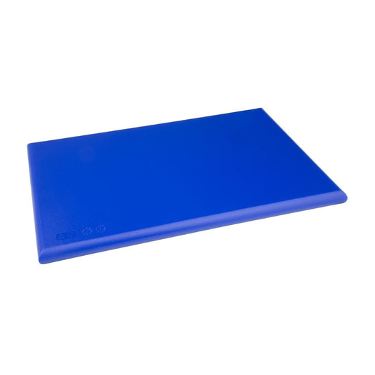 Hygiplas Extra Thick High Density Blue Chopping Board Large — Blue HACCP Chopping Board