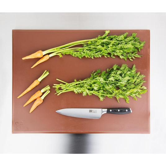 Hygiplas Extra Thick High Density Brown Chopping Board Large — Image 5