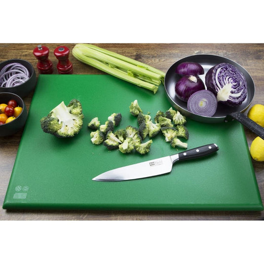 Hygiplas Extra Thick High Density Green Chopping Board Large — Image 4