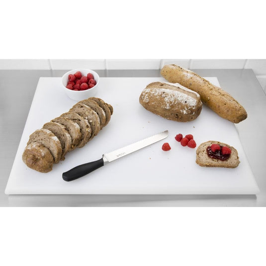 Hygiplas Extra Thick High Density White Chopping Board Large — Image 2