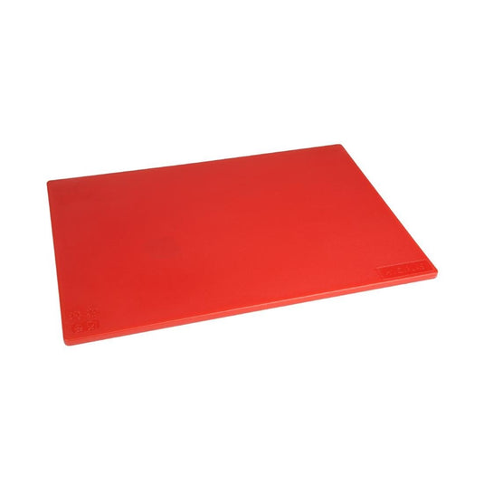 Hygiplas Low Density Red Chopping Board Standard — Red HACCP Chopping Board